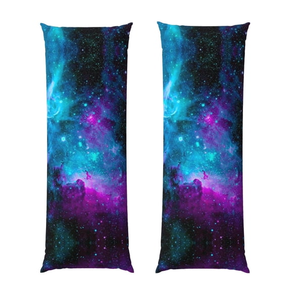 Body Pillow Cover Galaxy Long Pillow Case With Zipper Decorative Soft Cushion Bedding Pillowcase 20"X54"