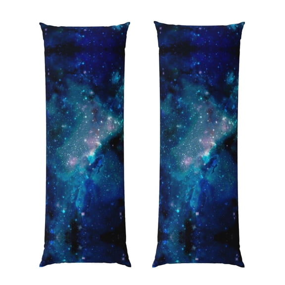 Body Pillow Cover Galaxy Nebula Space Long Pillow Case Protector With Zipper Decorative Soft Large Pillow Cases Covers 20"X54"