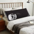thumbnail image 1 of Body Pillow Cover, Gothic Skull Drape Body Pillow Cases with Zipper Soft Breathable Smooth Skin Friendly Long Pillow Case 20x60 inches, 1Pcs, 1 of 7
