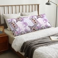 thumbnail image 1 of Body Pillow Cover, Owl And Floral Body Pillow Cases with Zipper Soft Breathable Smooth Skin Friendly Long Pillow Case 20x60 inches, 1Pcs, 1 of 7