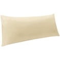 thumbnail image 1 of Body Pillow Cover, Pillowcase, 100% Brushed Microfiber, Soft and Cozy, Envelope Closure, for Adults Pregnant Women, 20" x 54", Khaki, 1 of 7