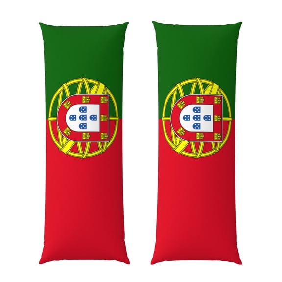 Body Pillow Cover Portugal Flag Long Case Protector With Zipper Rectangle Soft Large Cases Cover 20 X 54 In