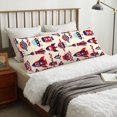 thumbnail image 1 of Body Pillow Cover, Rocket Pattern Body Pillow Cases with Zipper Soft Breathable Smooth Skin Friendly Long Pillow Case 20x60 inches, 1Pcs, 1 of 7