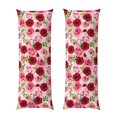 thumbnail image 1 of Body Pillow Cover Rose Flowers Pink Red Body Pillow Cases With Zipper Soft Breathable Smooth Skin Friendly Long Pillow Case 20 X 5 Inches 1 Pcs, 1 of 3