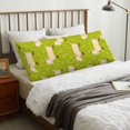 thumbnail image 1 of Body Pillow Cover - Soft Body Pillow Pillowcase, Cartoon Cute Funny Sheep Green_A Breathable Long Body Pillow Case Cover with Invisible Zipper 20x60in, 1 of 5