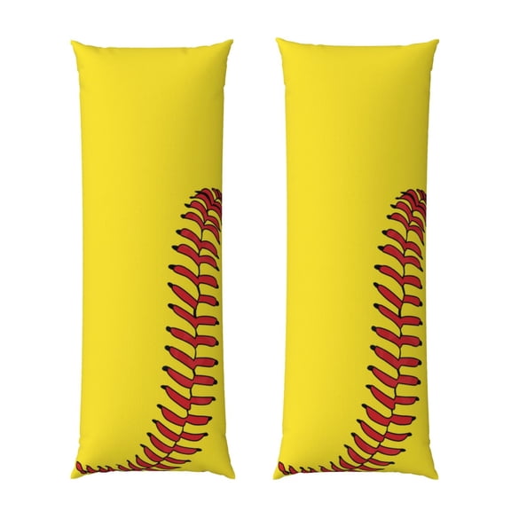 Body Pillow Cover Softball Baseball Long Case Protector With Zipper Rectangle Soft Large Cases Cover 20 X 54 In