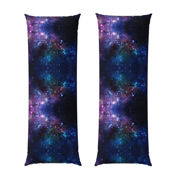 Body Pillow Cover Space Galaxy Long Case Protector With Zipper Rectangle Soft Large Cases Cover 20 X 54 In