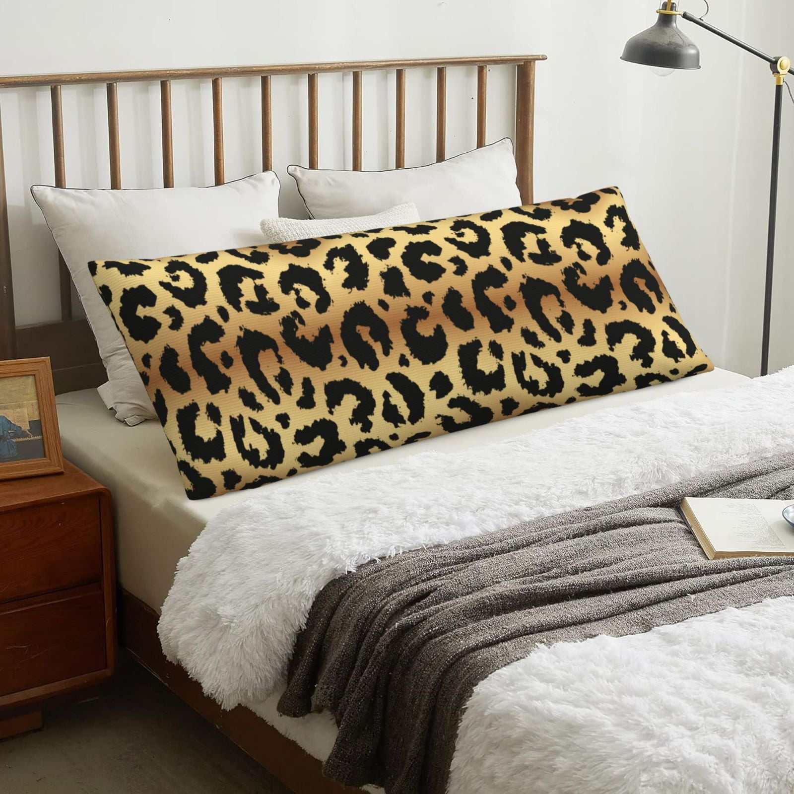 Body Pillow Cover, Super Soft Body Pillow Pillowcase, stylish Leopard