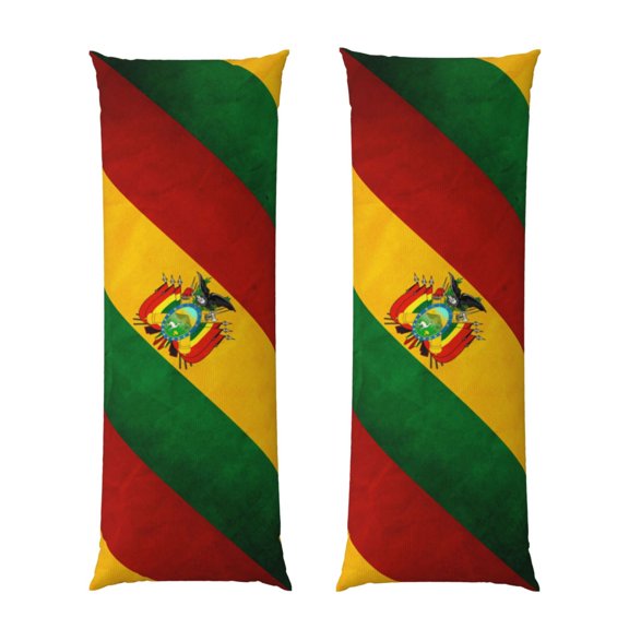 Body Pillow Cover Vintage Bolivian Flag Ong Pillow Case With Zipper Decorative Soft Cushion Bedding Pillowcase 20x60 Inch