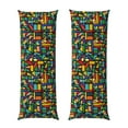 Body Pillow Cover With Zipper, Abstract Colorful Print B Cooling Body ...