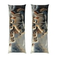 thumbnail image 1 of Body Pillow Cover Wolf Family Winter Wonderland Body Pillow Cases With Zipper Soft Breathable Smooth Skin Friendly Long Pillow Case 20 X 5 Inches 1 Pcs, 1 of 1