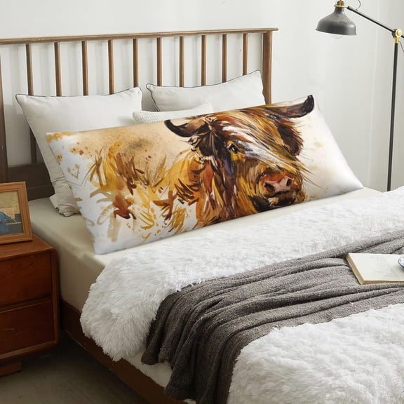 Body Pillow Cover - Yak Soft Body Pillow Cover with Zipper, Comfort Body Pillow Pillowcase, Body Pillow Case Cover 20 x 54