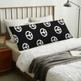 Body Pillow Cover, peace sign boho style black Body Pillow PillowCase ...