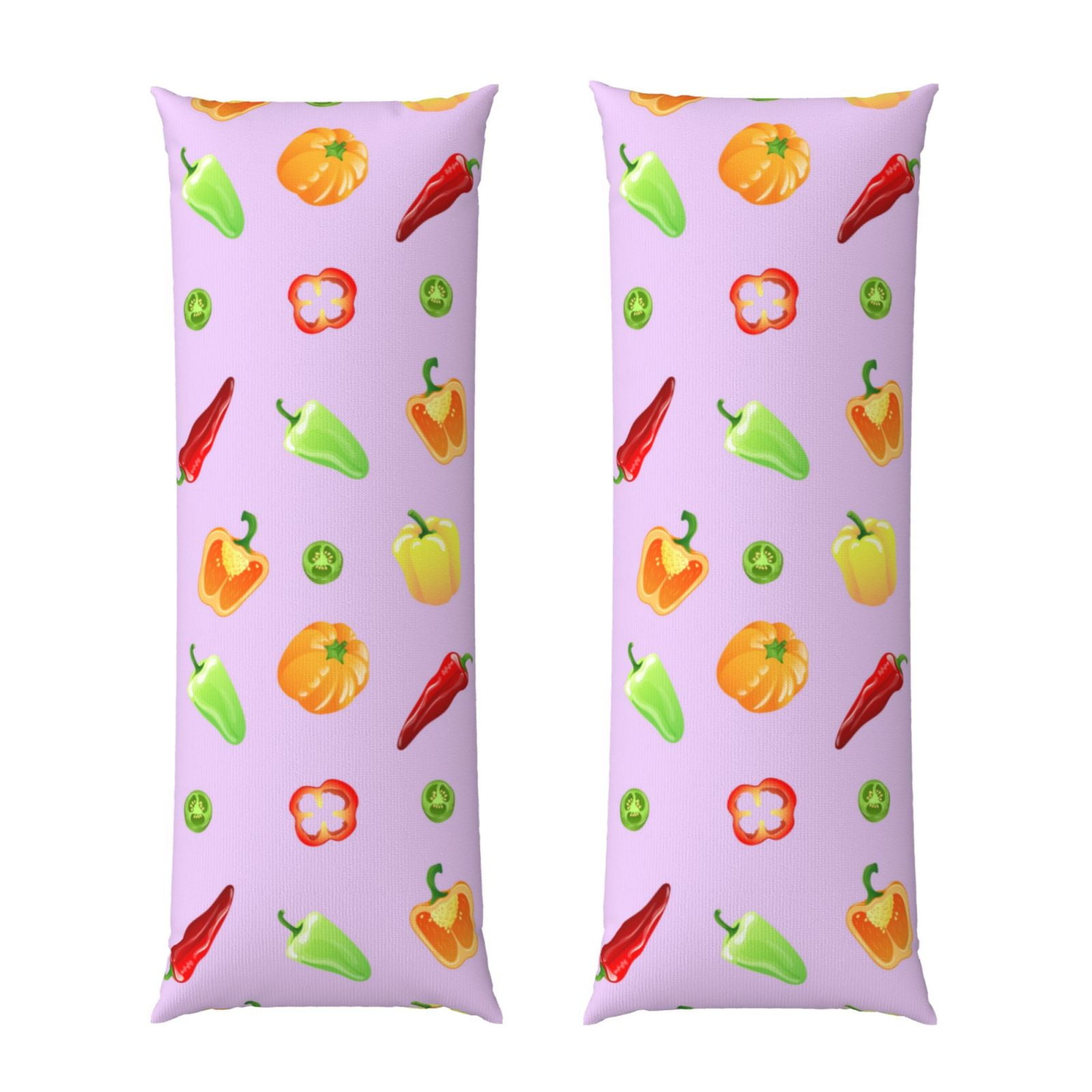 Body Pillow Cover vegetable Bell Pepper Pattern Super Soft Body