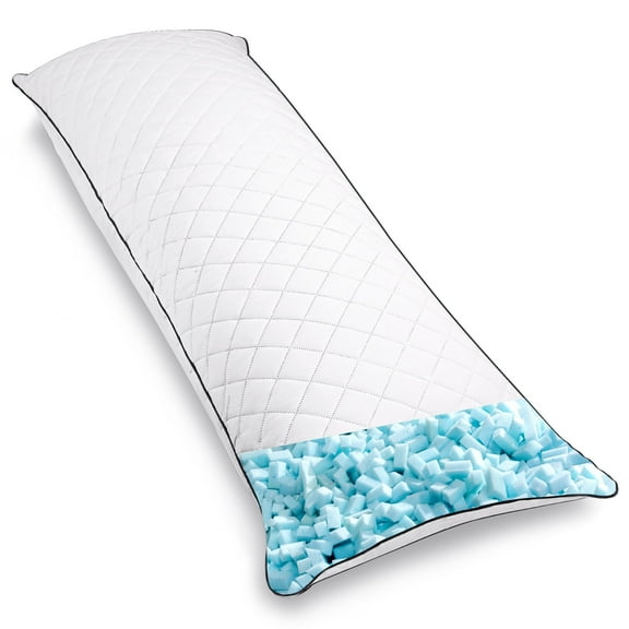 Body Pillow, Memory Foam Body Pillow for Adults and Bed, Full Body Pillow Insert