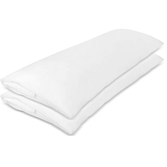 Body Pillow Protectors 100 Cotton, Extra Long Pillowcase with Zipper