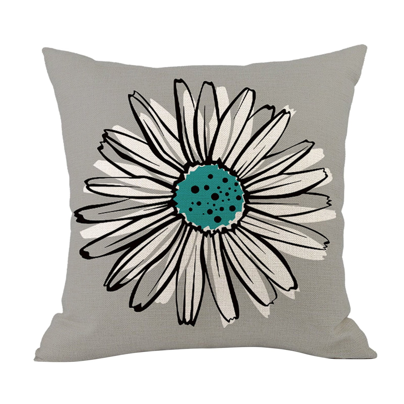 Body Pillowcase with Zipper Green Pillowcase 18x18 Set 4 Grey