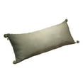 thumbnail image 1 of Body Pillows for Adults, Extra Long Bed Pillows, Shredded Foam Full Body Pillow with Zipper, Soft Green Velvet Pillowcase Durable Stitching, 1 of 8