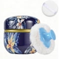thumbnail image 1 of Body Powder Puff and Container, 3.15" Portable Dusting Powder Container with Soft Puff Loose Powder Case Box Jar with Lids for Home and Travel Use, 1 of 7