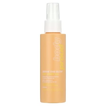 Body Proud Serve The Glow Body Oil with Vitamin C & E, for All Skin Types, 4.06 fl oz