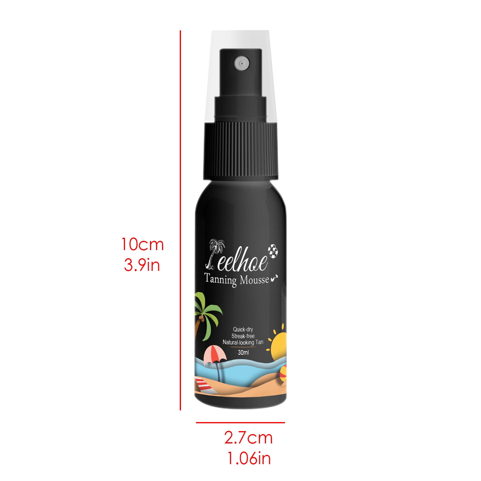 Body Quick Tan Instant SelfTanner, Bronzing Spray, Medium Dark 30ML