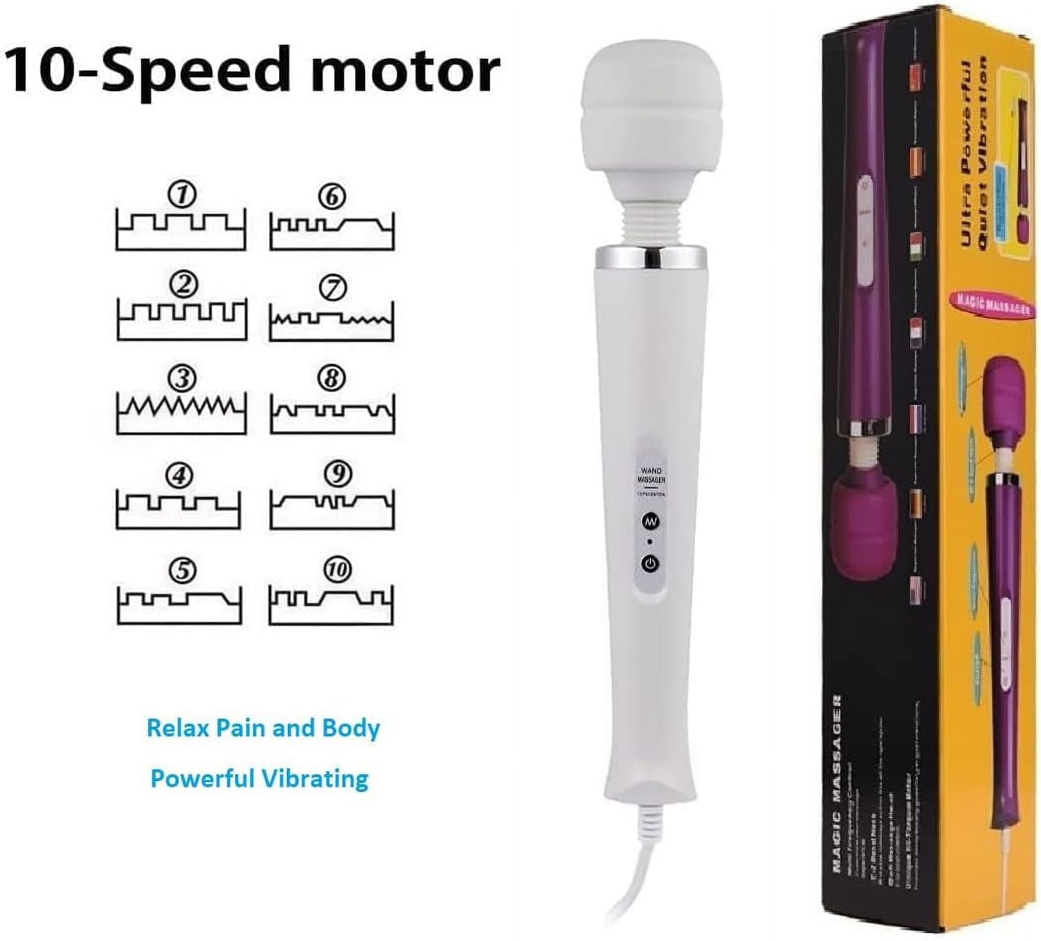 Body Relax Handheld Wand 100 With Muscle Relaxing And 10 For Back Massager 1663