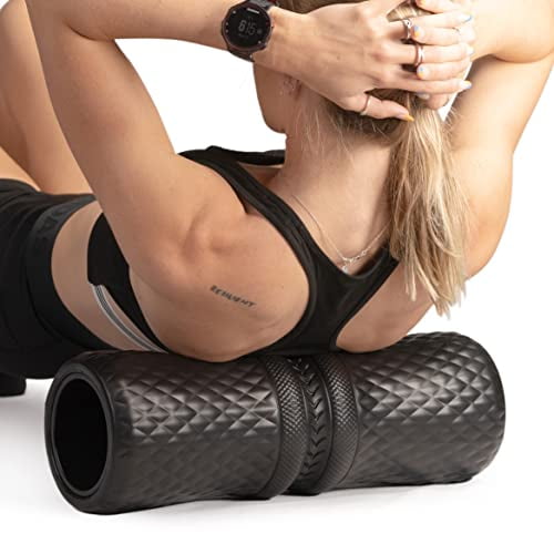 Body Roller Boulder Black Targeted Muscle Relief
