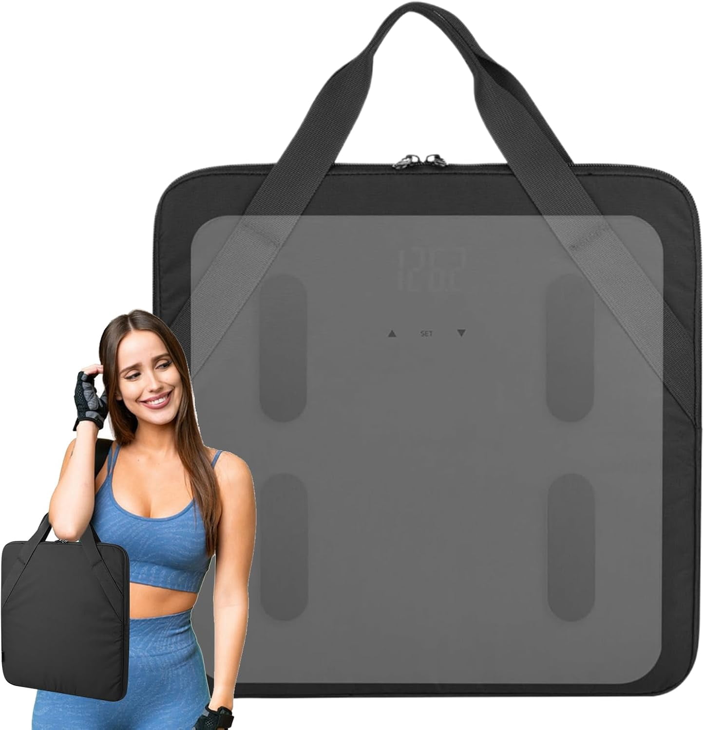Body Scale Carrying Case – Compact Hard Shell Container, Waterproof ...