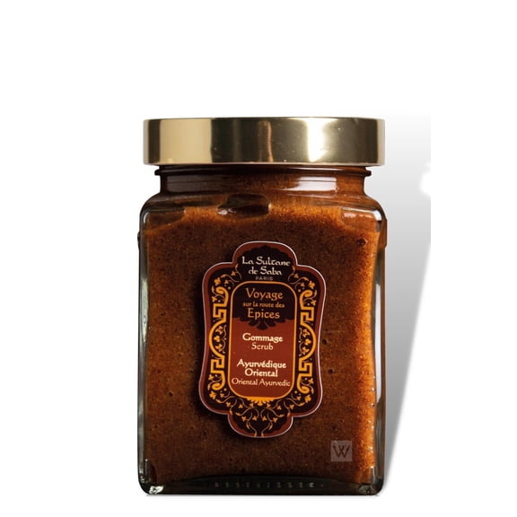 Body Scrub - Ayurvedic Treatment - Amber Vanilla Patchouli Journey To The Spices Route