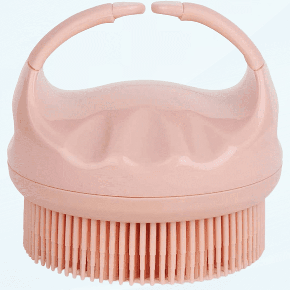 Body Scrubber, Silicone Shower Scrubber Body Brush, Soft Bath Scrubber Improves Skin Elasticity and Smoothness, Food-Grade Silicone Lathers Well, Gentle Body Exfoliator for Sensitive Skin