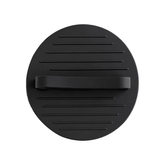 Bath Scrubber, Body Scrub Brush With Grip Strap Personal Care Brush For Shower Body Cleansing Black-12.5Cm