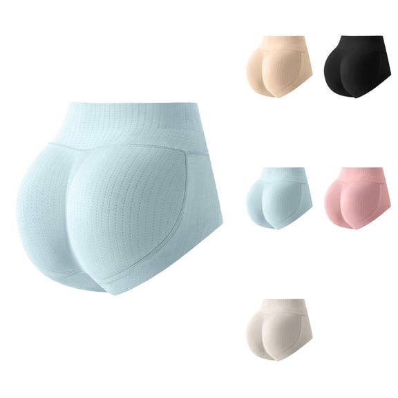 Body Sculpting Lifting Pants with Peach Pads â Seamless Women's Lifter Shapewear, Enhancer Boyshorts with Tummy Control & Comfort Fit