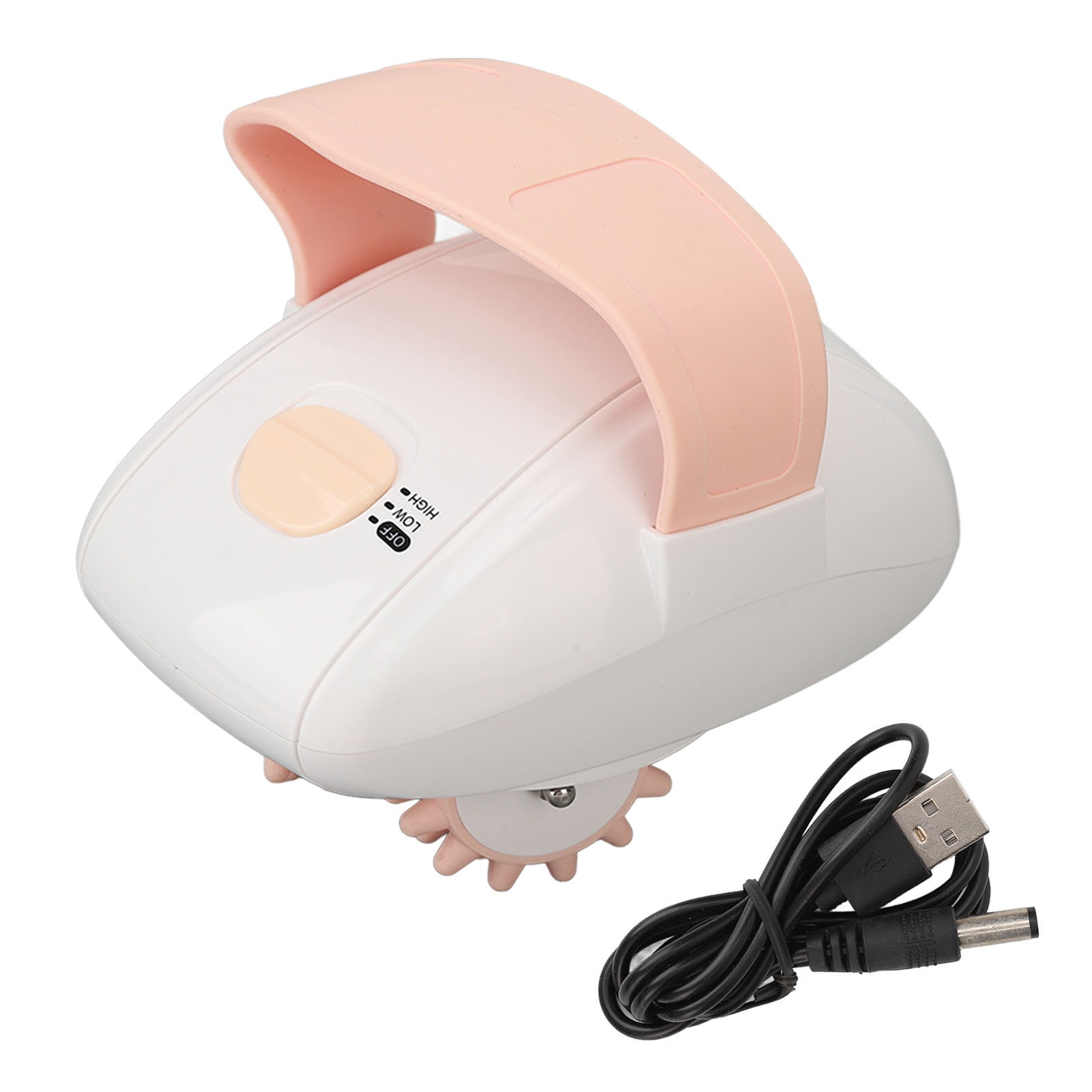 Body Sculpting Machine Handheld Cellulite Massager Electric Ergonomic Streamlined Handle 3D Pain Relief Lightweight Body Slimming Massager pink