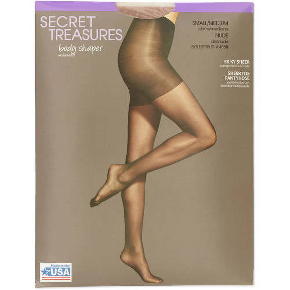 Body Shaper Control Top Silky Sheer Pantyhose 