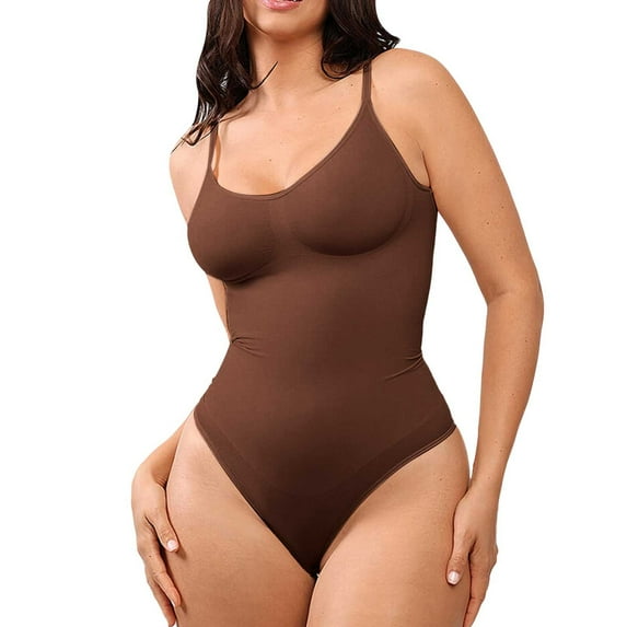 Body Shaper for Women,Seamless Sculpting Thong Body Shaper Tank Top,All-Over Body Shapewear,Body Shaper for Women