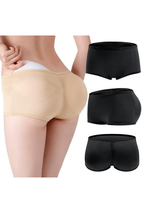Body Shapers Panties Women Padded Fake Hips Panty Push Up Underwear Female Breathable Shapewear Shorts