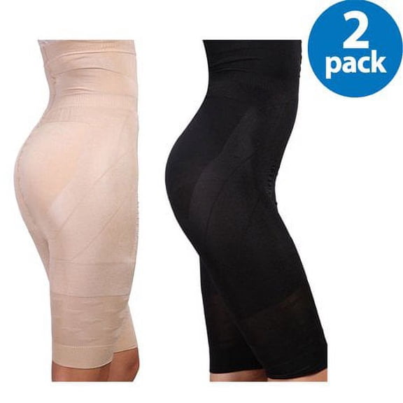 Body Shapewear Firm Control Waist Trainer Slim Tummy ControlShaper Beige & Black