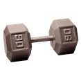 thumbnail image 1 of Body-Solid Cast Iron Hex Dumbbells, from 1 to 100 lb. 90 lb., 1 of 23