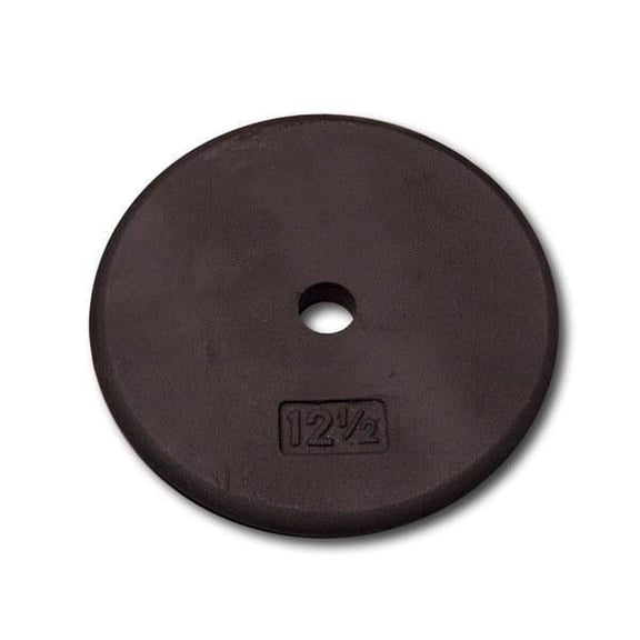 Body-Solid Cast Iron Standard Weight Plate, 12.5 lbs.