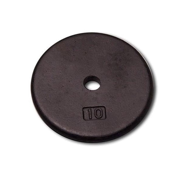 Body-Solid Cast Iron Standard Weight Plate, 10 lbs.