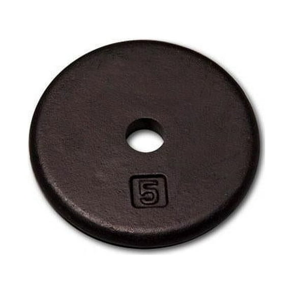 Body-Solid Cast Iron Standard Weight Plate, 5 lbs.