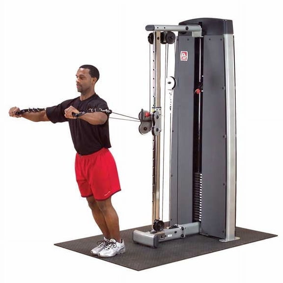 Body Solid - DGYM Cable Column Component-w/ Weight Stack
