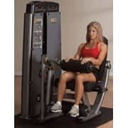 Body-Solid DLEC-SF Pro Dual Leg Extension & Curl Machine, Adjustable, White, for Leg Workout