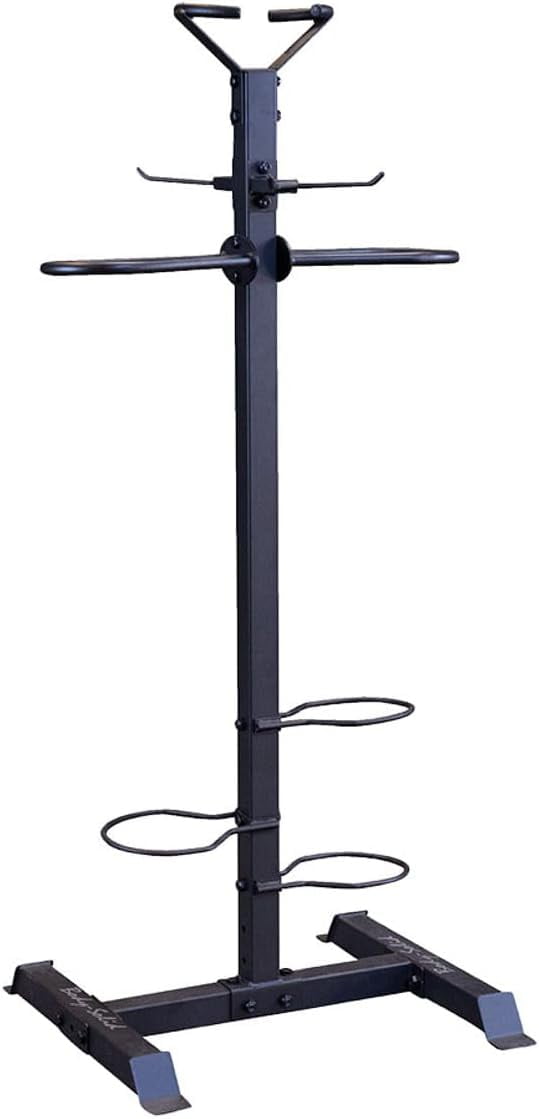 Body-Solid (GAR50) Compact Accessory Vertical Stand Rack for Organizing ...