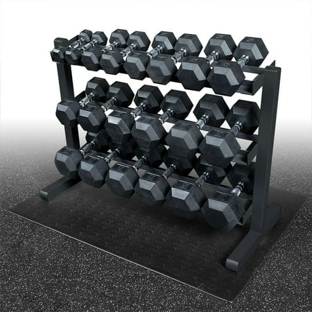 Body-Solid GDR363-RFWS Dumbbell Rack Package