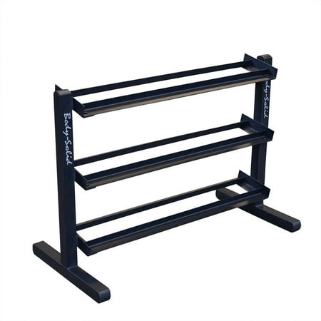Body-Solid GDR363B 3 Tier Horizontal Dumbbell Rack