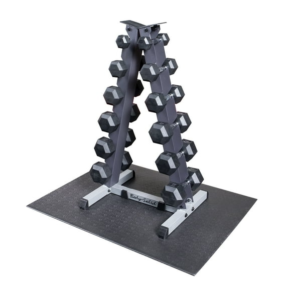 Body Solid GDR44-RFWS Dumbbell Rack Package