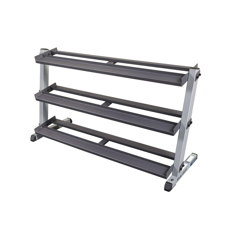 Body solid gdr60dbt 3 tier dumbbell rack hotsell