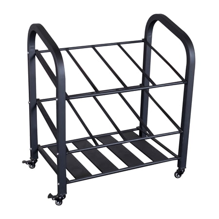 Body Solid GYR500 Foam Roller/Yoga Mat Storage Cart