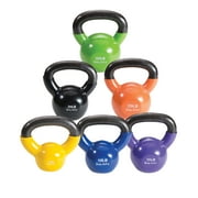Body Solid KBVS105 Vinyl Kettle Bell Set 5-30